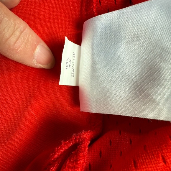 Fanatics Red and Black Women's Top - Picture 10 of 11